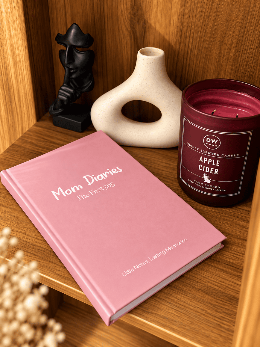 Mom Diaries journal, Blush edition